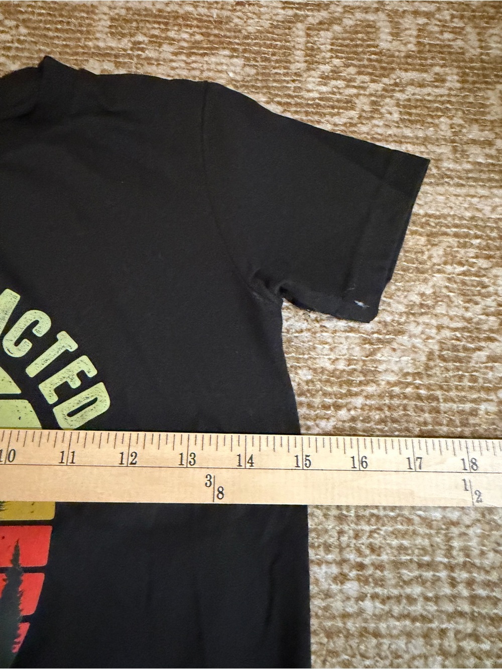 2 for $20! Kids Black Graphic Tee - Easily Distracted By Trees - Picture 5 of 5